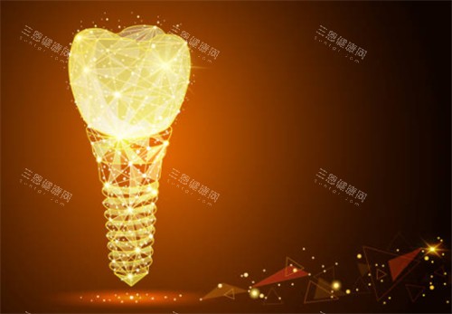 种植牙科技感背景图