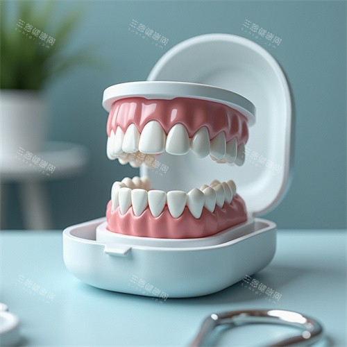 牙齿模型漫画展示示意图