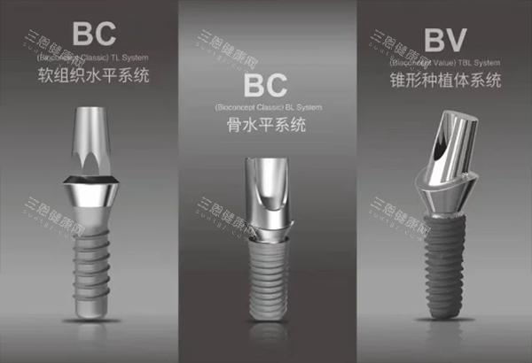 百康特种植牙BC型号系列