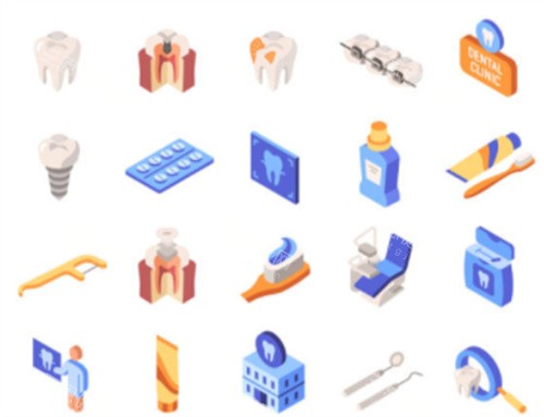 牙齿各个器具图 牙齿各个器具图