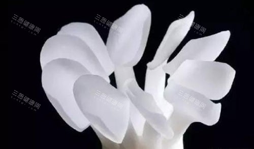 牙齿树脂贴面示意图