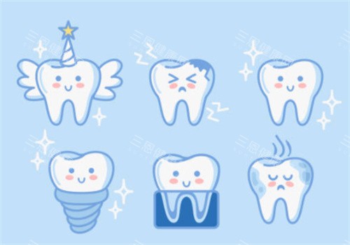 牙齿的各个形态图 牙齿的各个形态图