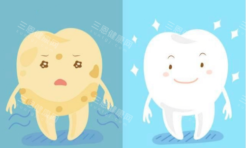 牙齿美白前后对比图
