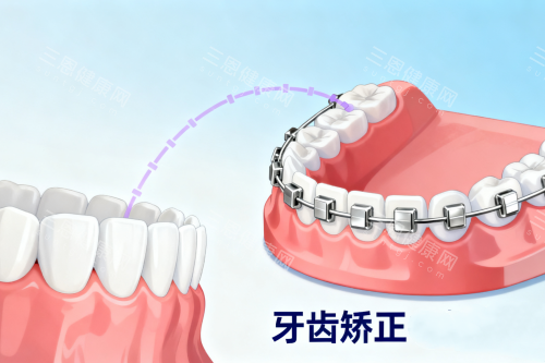 牙齿矫正金属矫正器卡通图 牙齿矫正金属矫正器卡通图